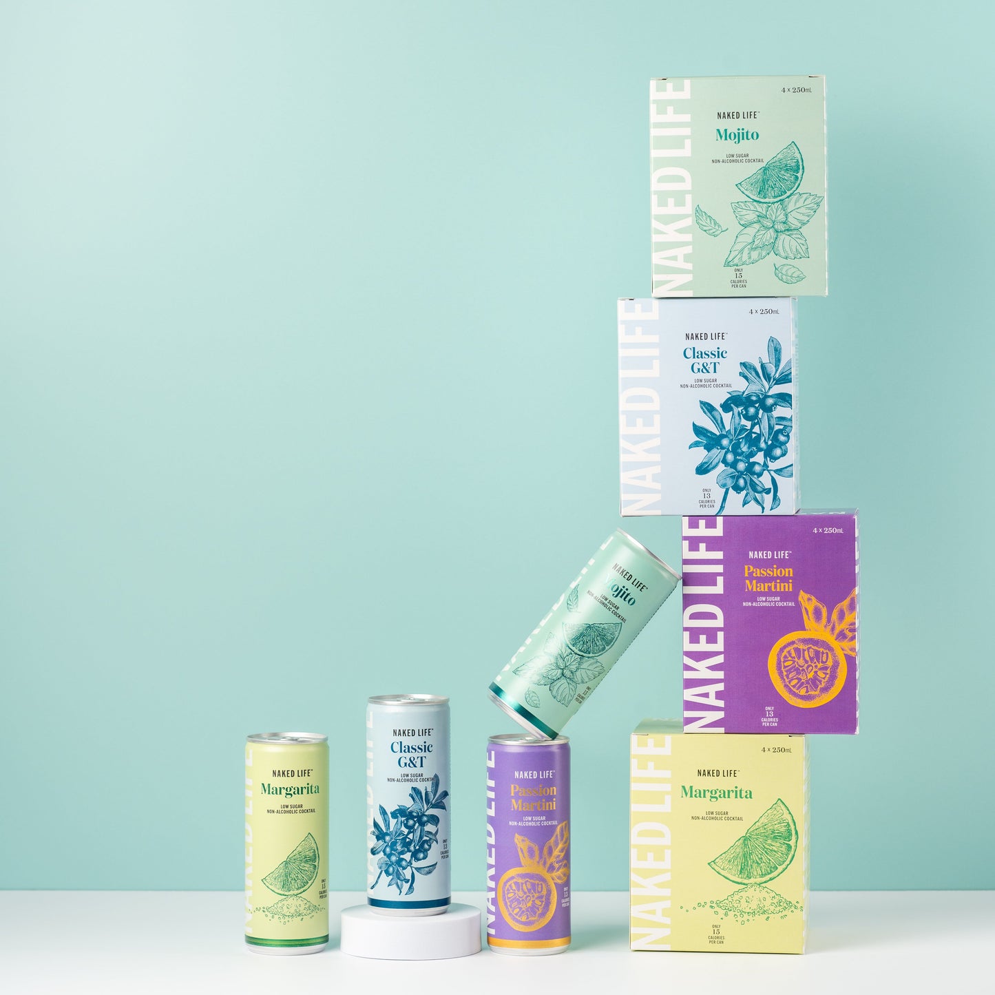 Naked Life Non-Alcoholic Cocktail Mixed Trial Pack