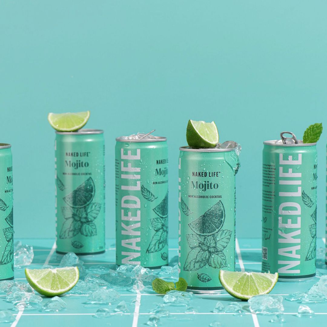 Naked Life Non-Alcoholic Cocktail Mojito 12x250ml