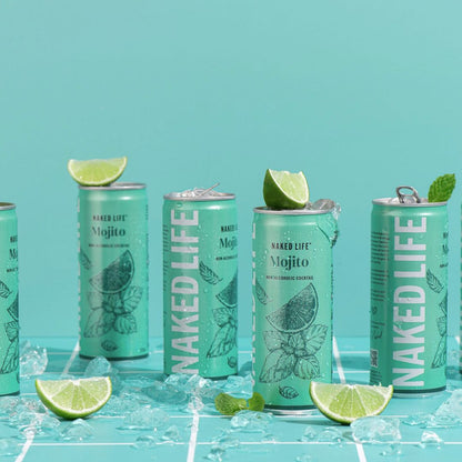 Naked Life Non-Alcoholic Cocktail Mojito 12x250ml