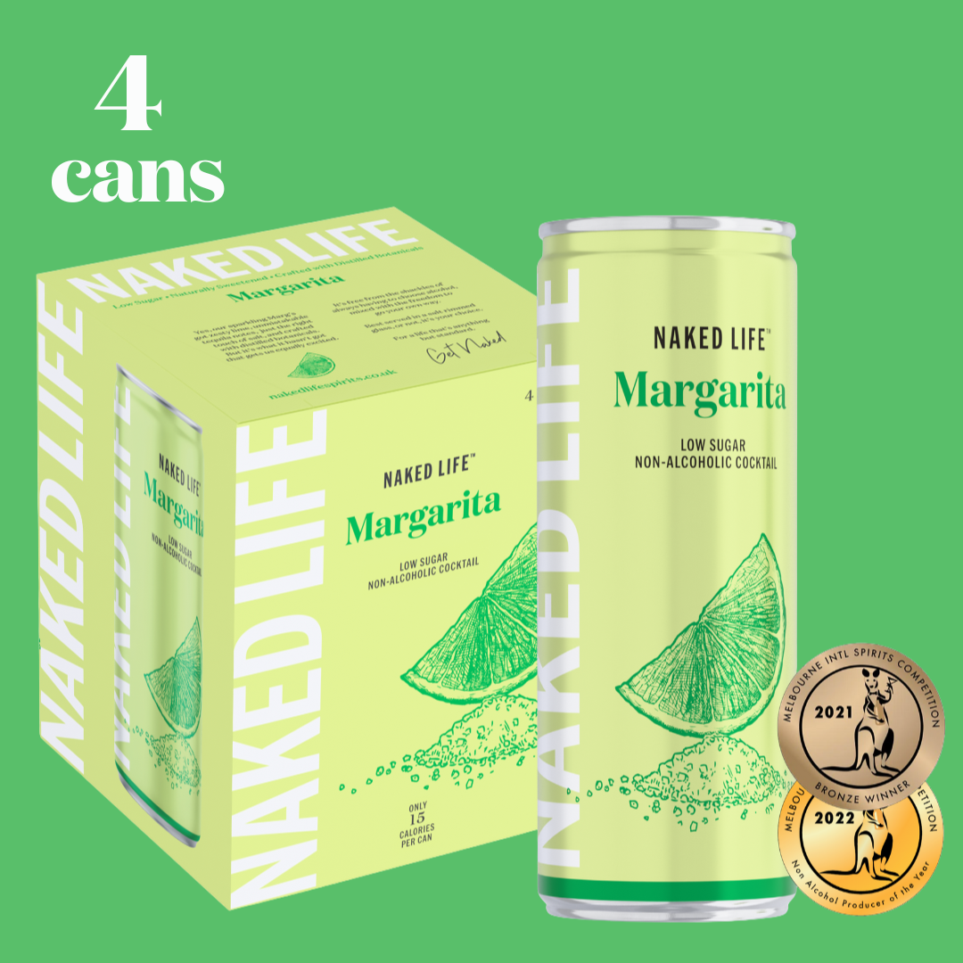🎁 Naked Life Non-Alcoholic Cocktail Margarita 4x250ml (100% off)