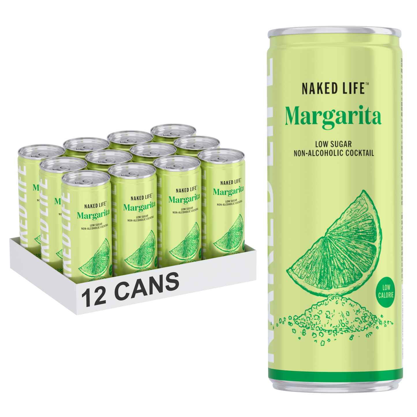 Naked Life Non-Alcoholic Cocktail Margarita 12x250ml