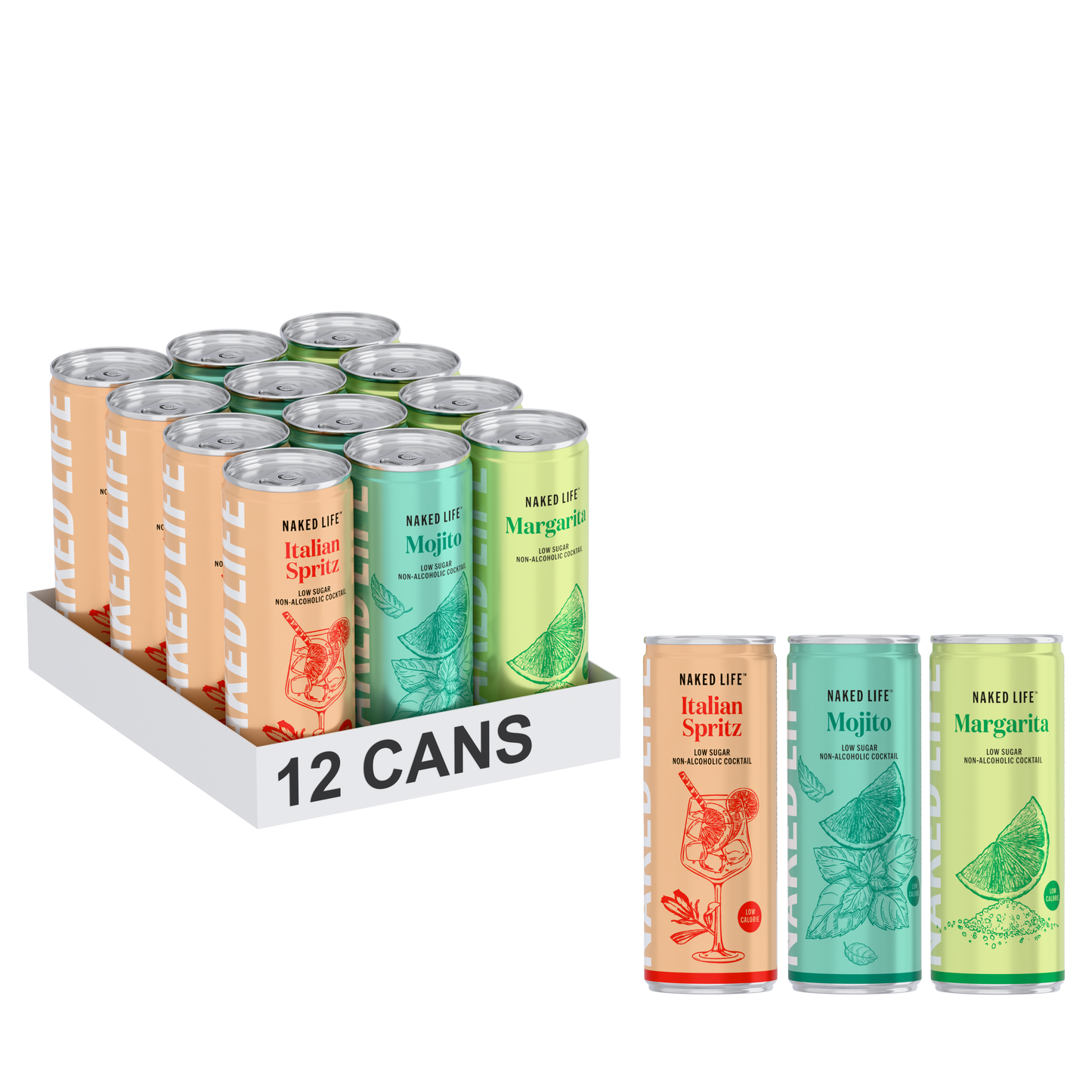 Naked Life Non-Alcoholic Cocktail Mixed Trial Pack