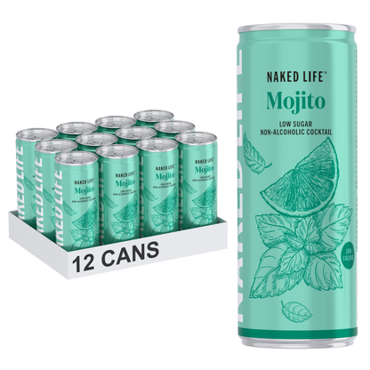Naked Life Non-Alcoholic Cocktail Mojito 12x250ml