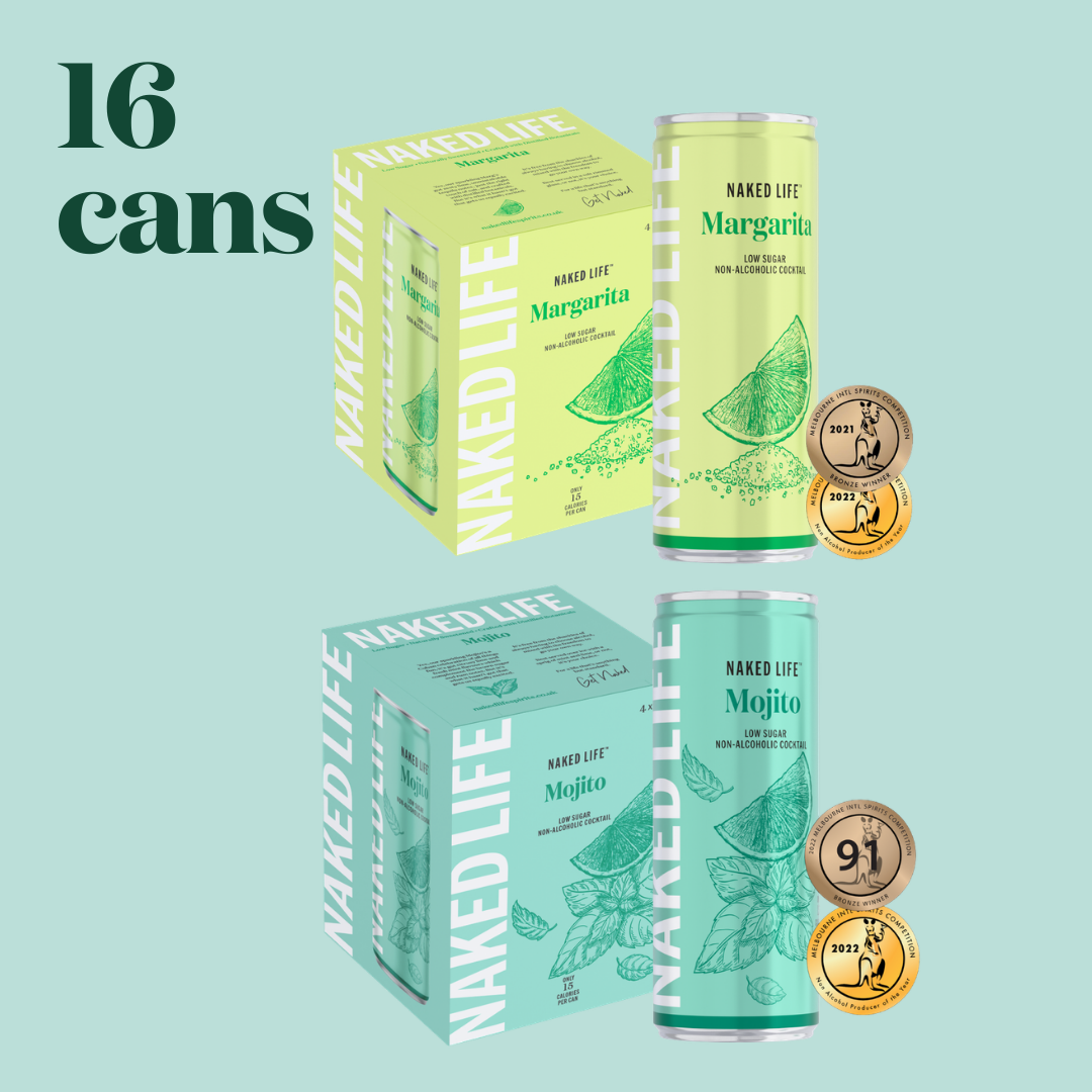 Naked Life Non-Alcoholic Margarita & Mojito Mixed Pack
