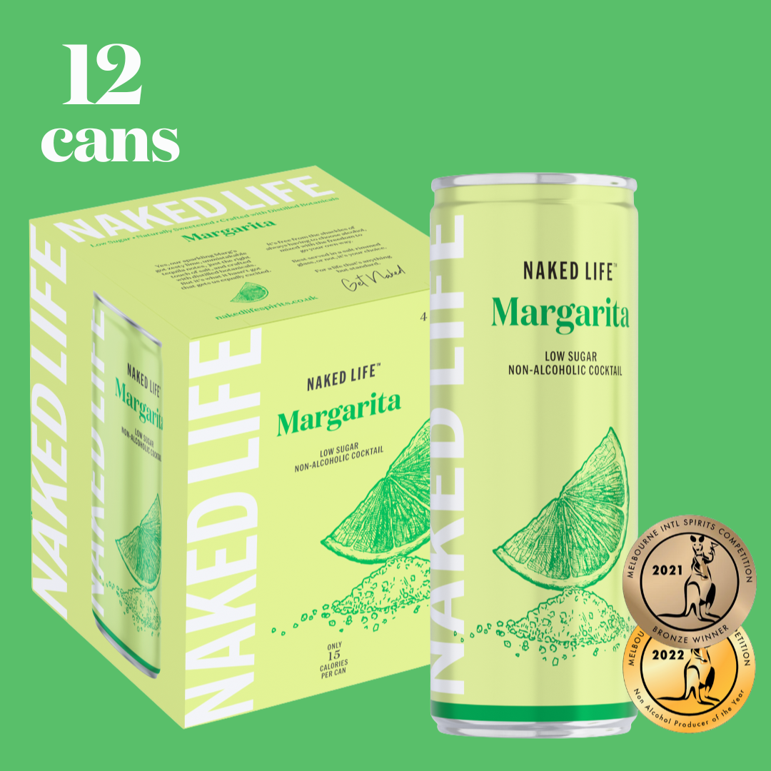 Naked Life Non-Alcoholic Cocktail Margarita 12x250ml