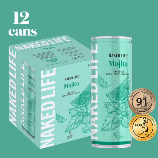 Naked Life Non-Alcoholic Cocktail Mojito 12x250ml