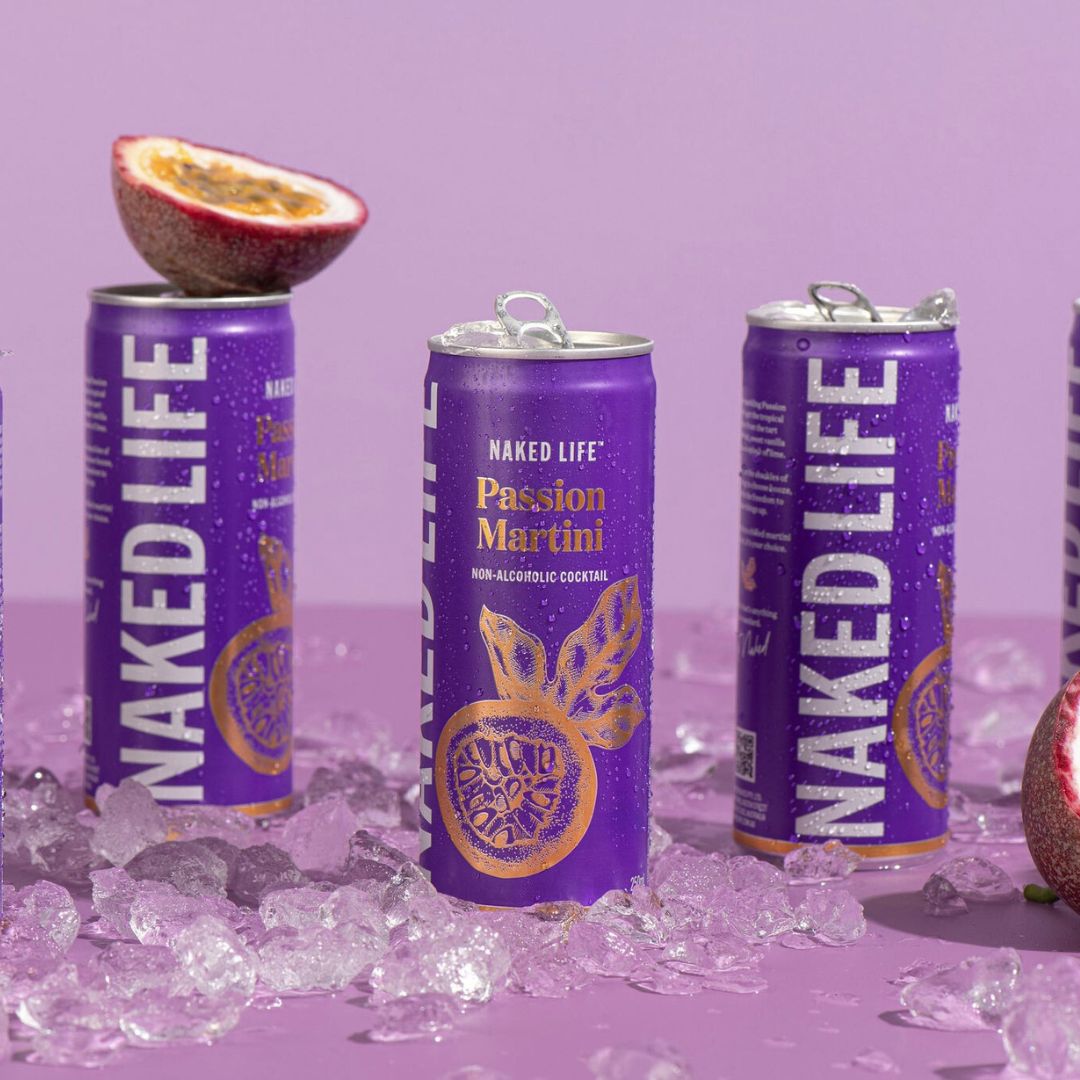 Naked Life Non-Alcoholic Cocktail Passion Martini 12x250ml