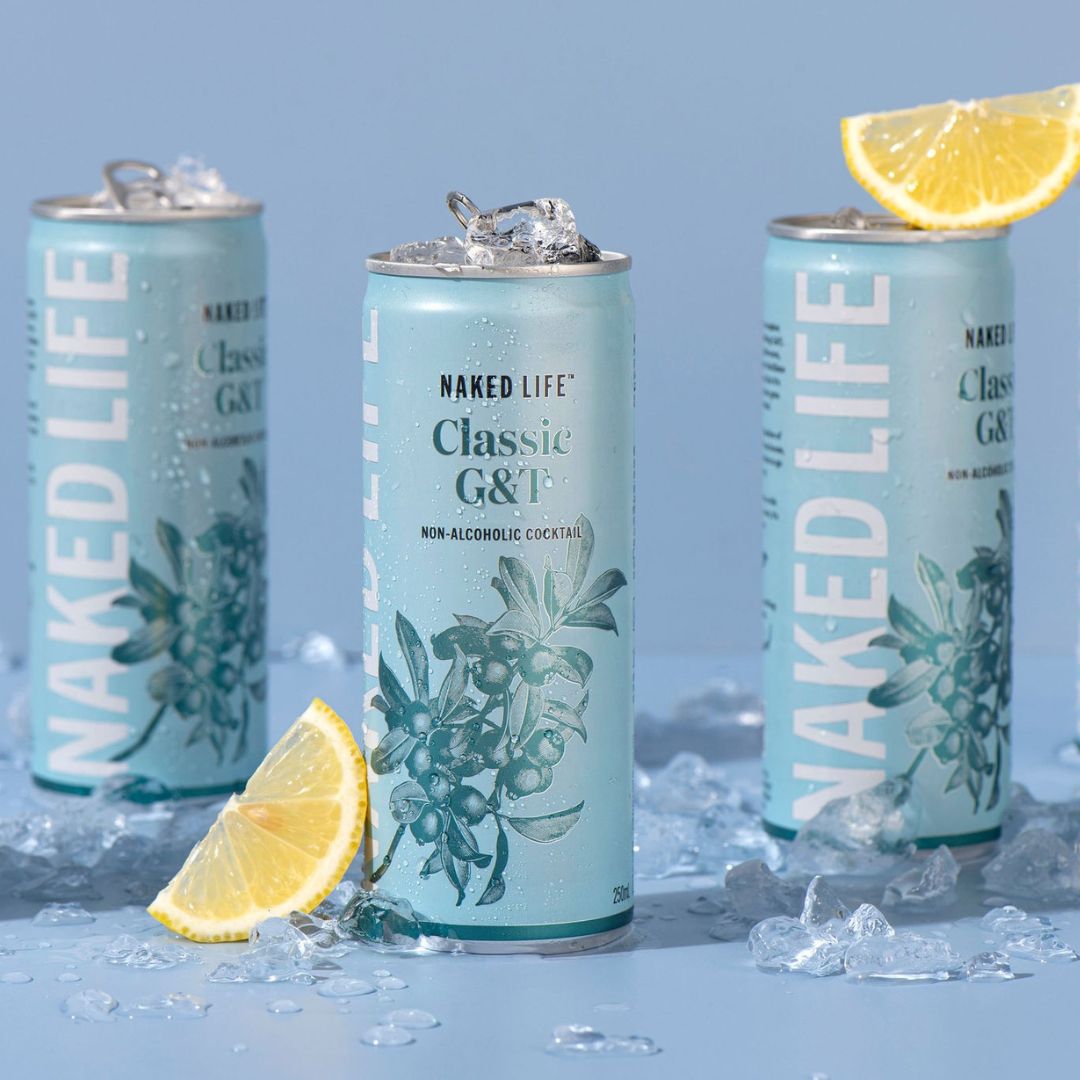 Naked Life Non-Alcoholic Cocktail Classic G&T 12x250ml