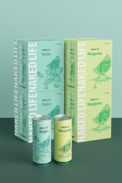 Naked Life Non-Alcoholic Margarita & Mojito Mixed Pack