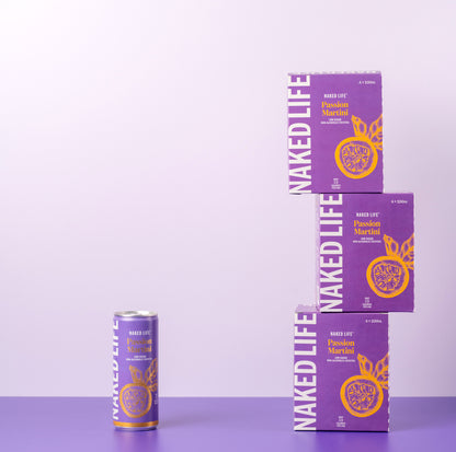 Naked Life Non-Alcoholic Cocktail Passion Martini 12x250ml