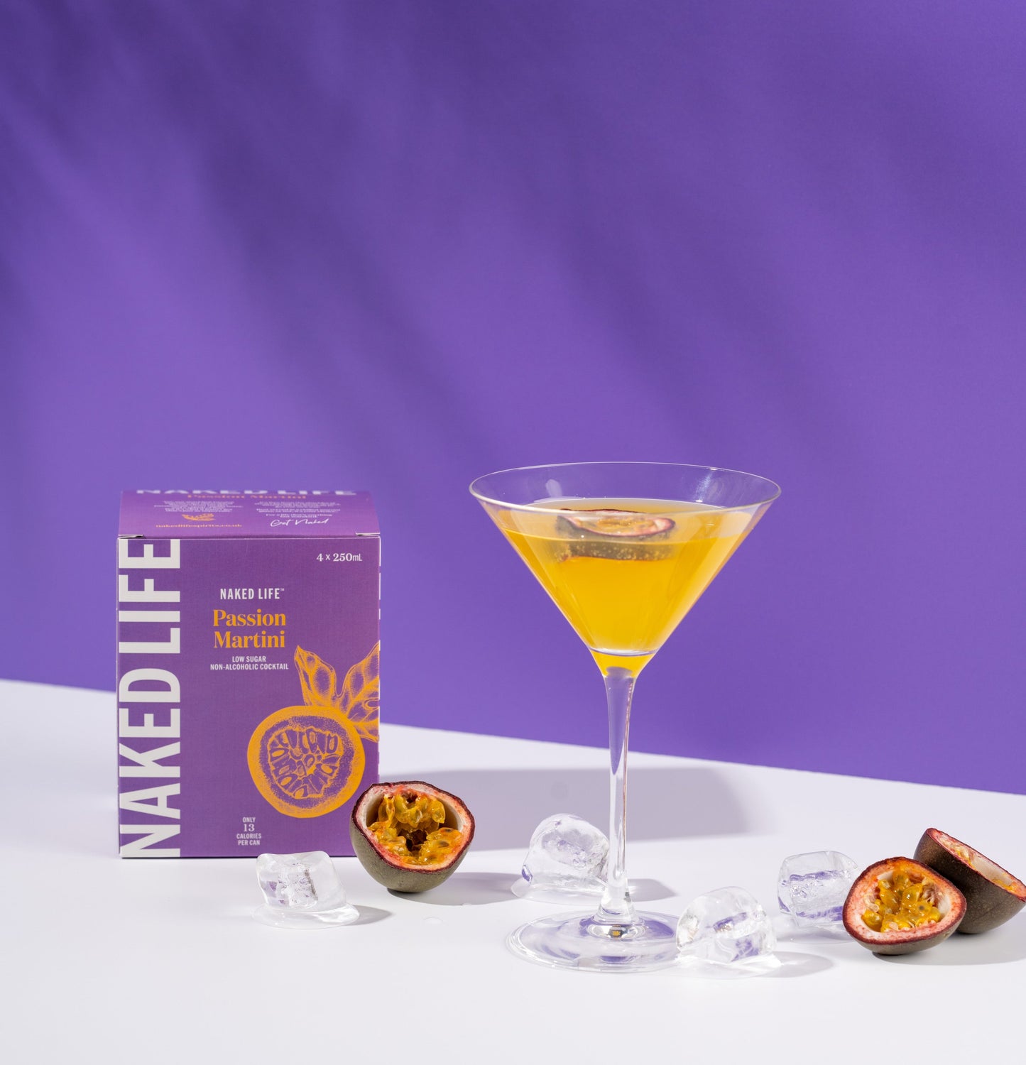 Naked Life Non-Alcoholic Cocktail Passion Martini 12x250ml