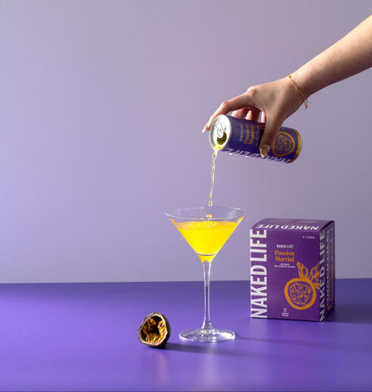 Naked Life Non-Alcoholic Cocktail Passion Martini 12x250ml