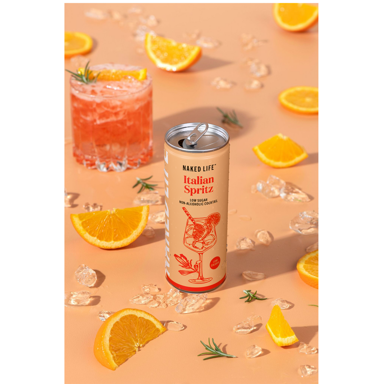 Naked Life Non-Alcoholic Cocktail Italian Spritz 12x250ml